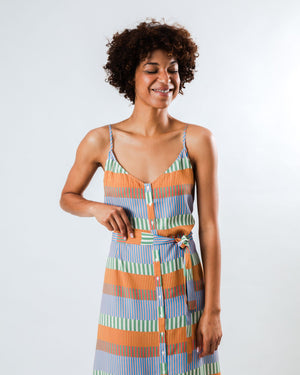 Mediterranean Strap Dress