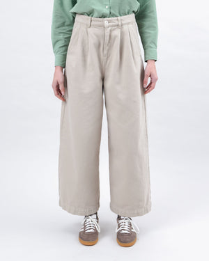 Wide Leg Pants Ecru