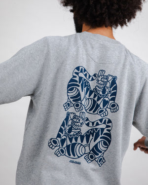 Asis Percales Tigris Sweatshirt Grey