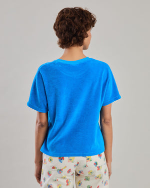 Terry oversize Tee Blue