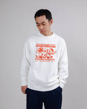 Hoxton Four Corners Unisex Sweatshirt White