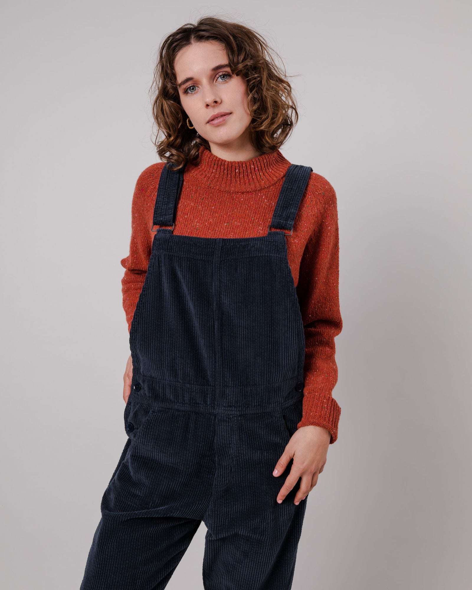 Workwear Corduroy Overall Navy