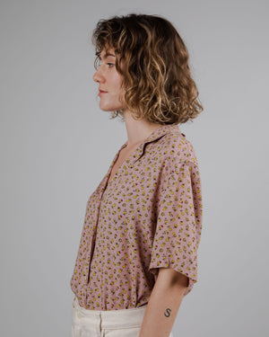 Peanuts Woodstock Aloha Blouse Pink