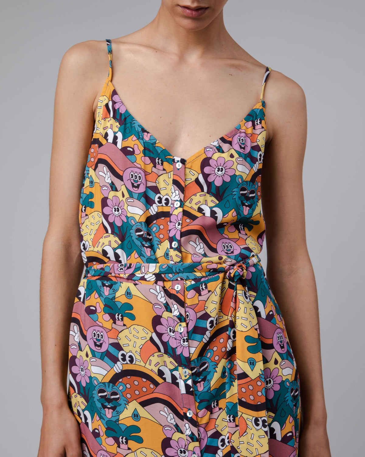 Yeye Weller Long Dress Yellow