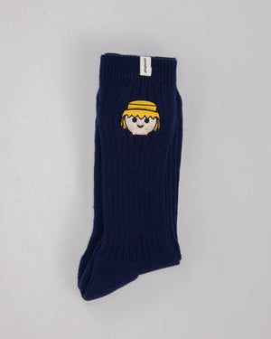 Playmobil Ribbed Socks Navy