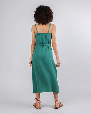 Bubble Long Dress Green