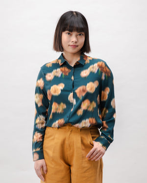 Nebula Viscose Blouse Navy