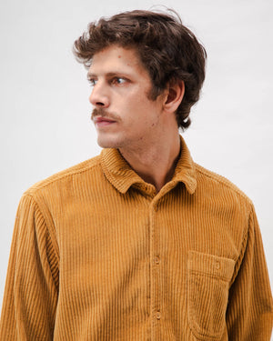 Corduroy Overshirt Camel