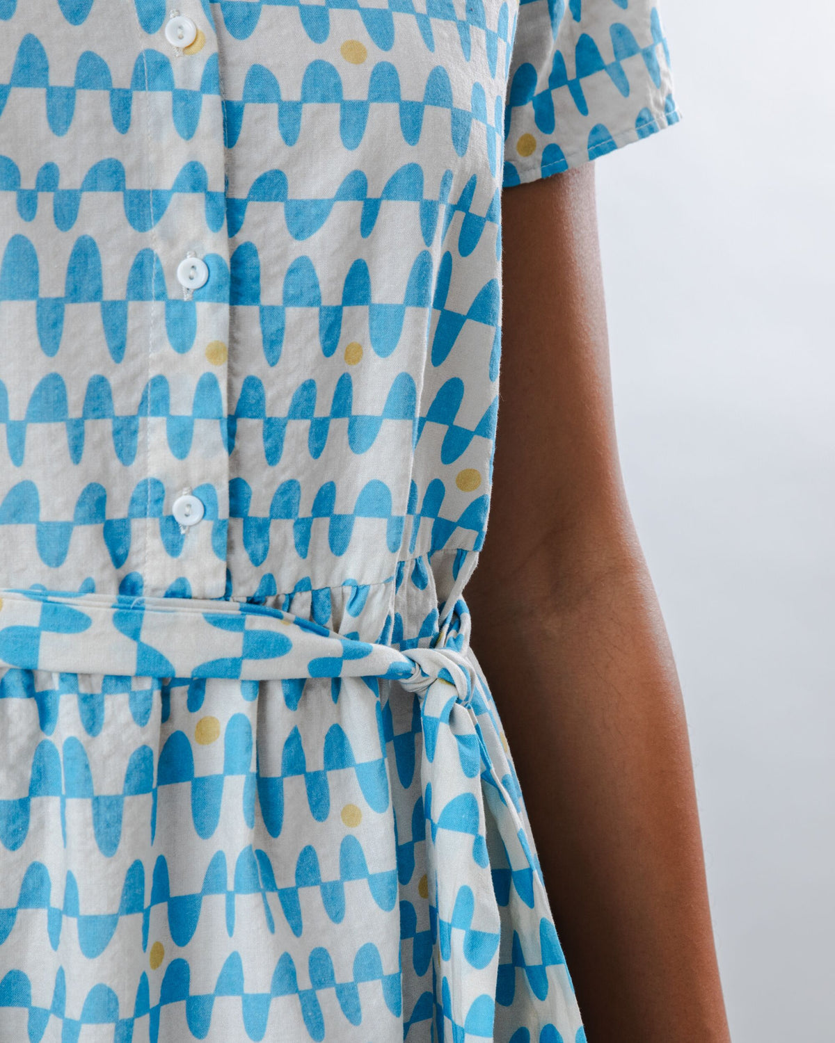 Sunset Short Dress Blue