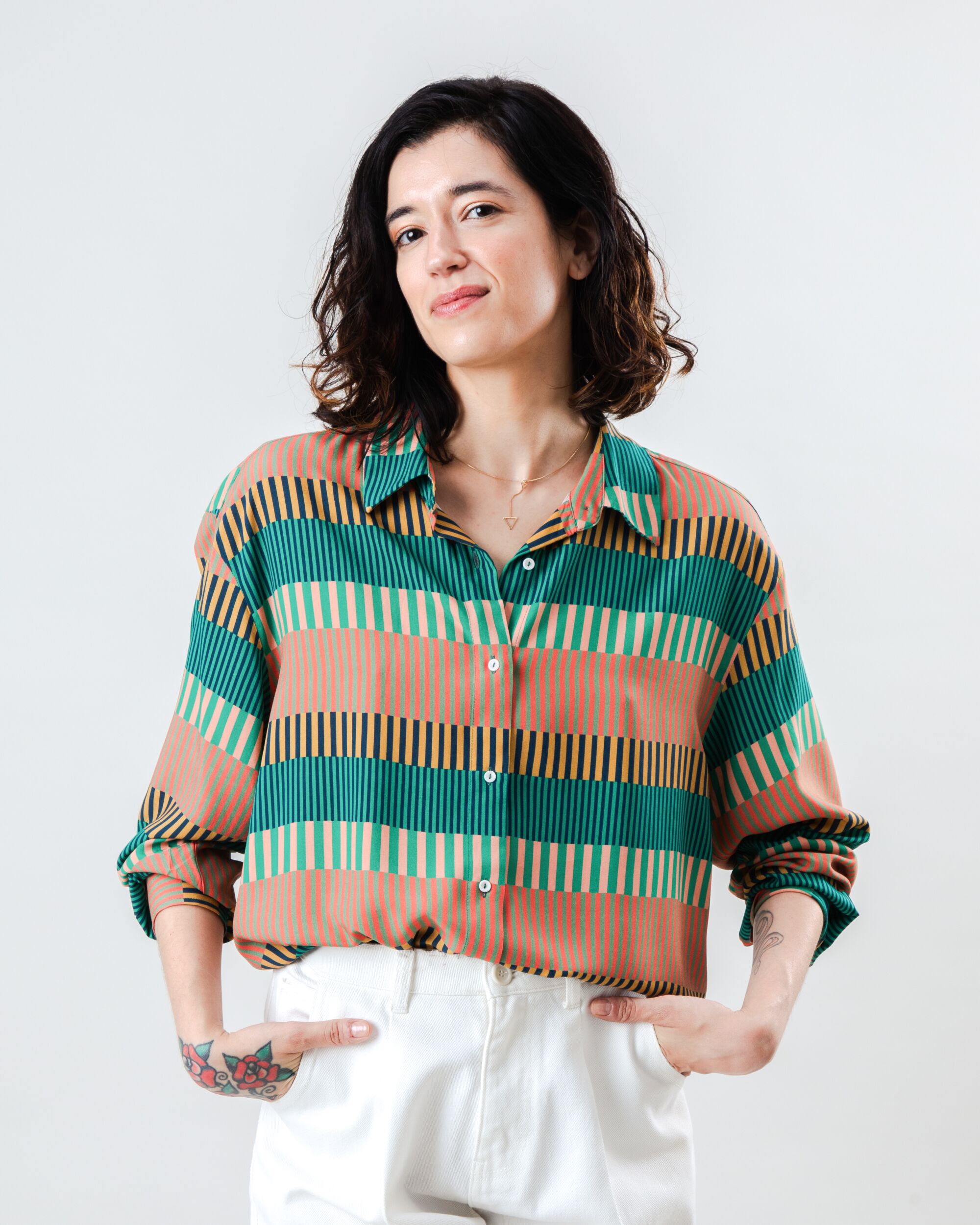 Atlantic Prnited Blouse