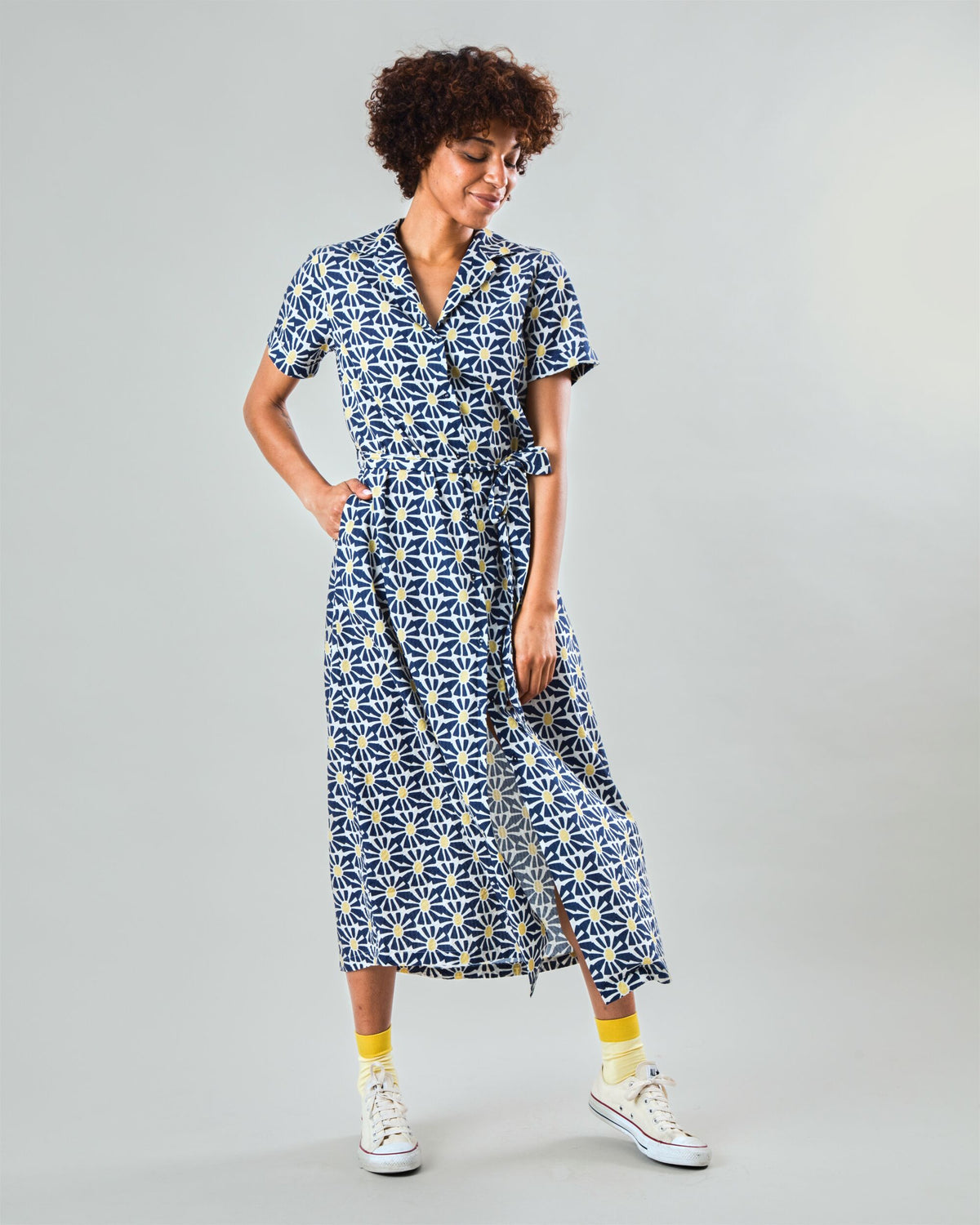 Marisol Long Dress Navy