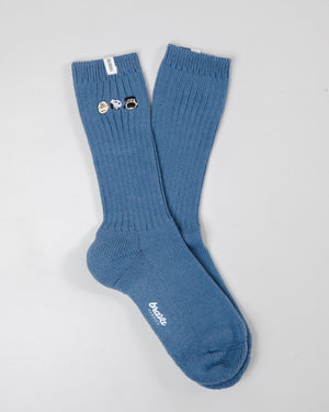 Peanuts The Gang Socks Blue