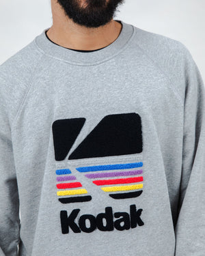 Kodak Logo Sweatshirt Grey Melange