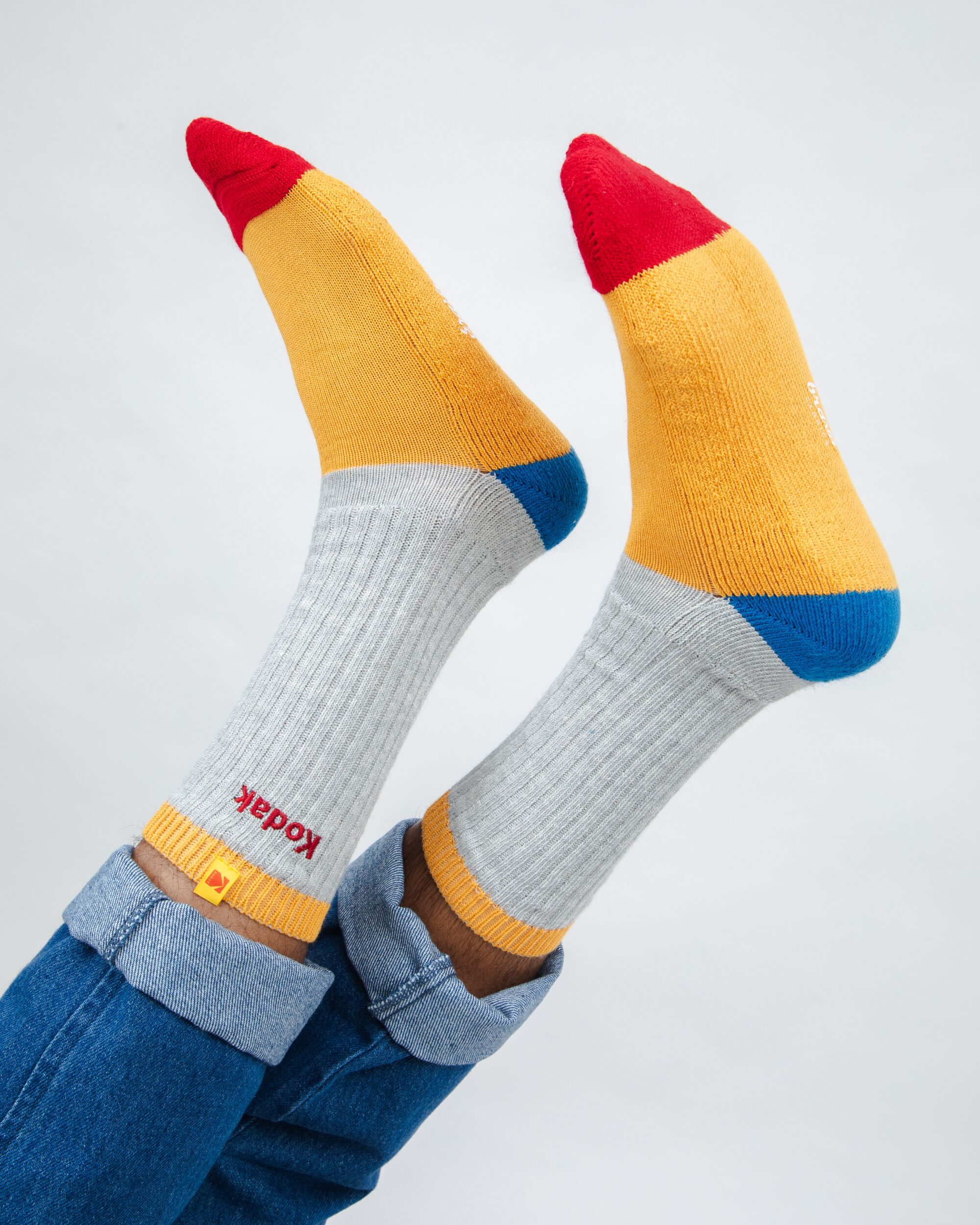 Kodak Block Ribbed Socks