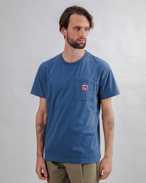 Brava Gum Label T-shirt Indigo