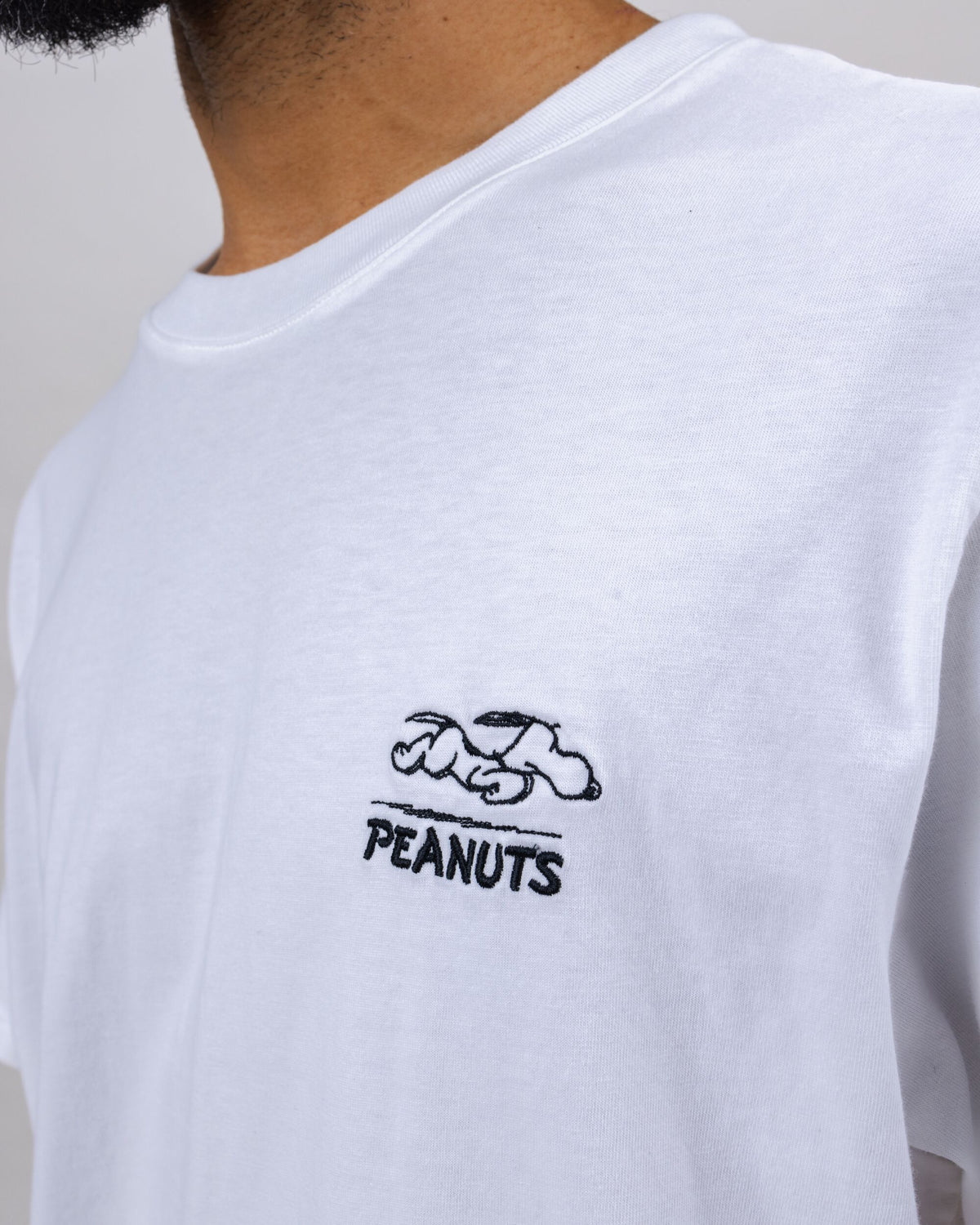 Peanuts Everybody's in a Hurry T-shirt White