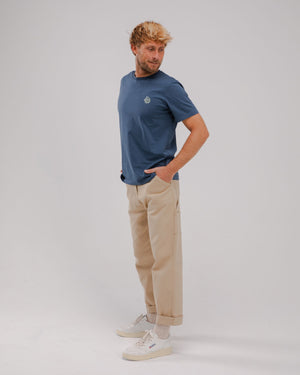 Asis Percales Tigris Regular T-Shirt Indigo