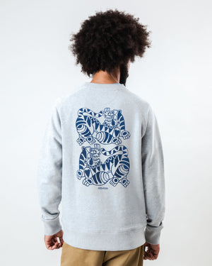 Asis Percales Tigris Sweatshirt Grey