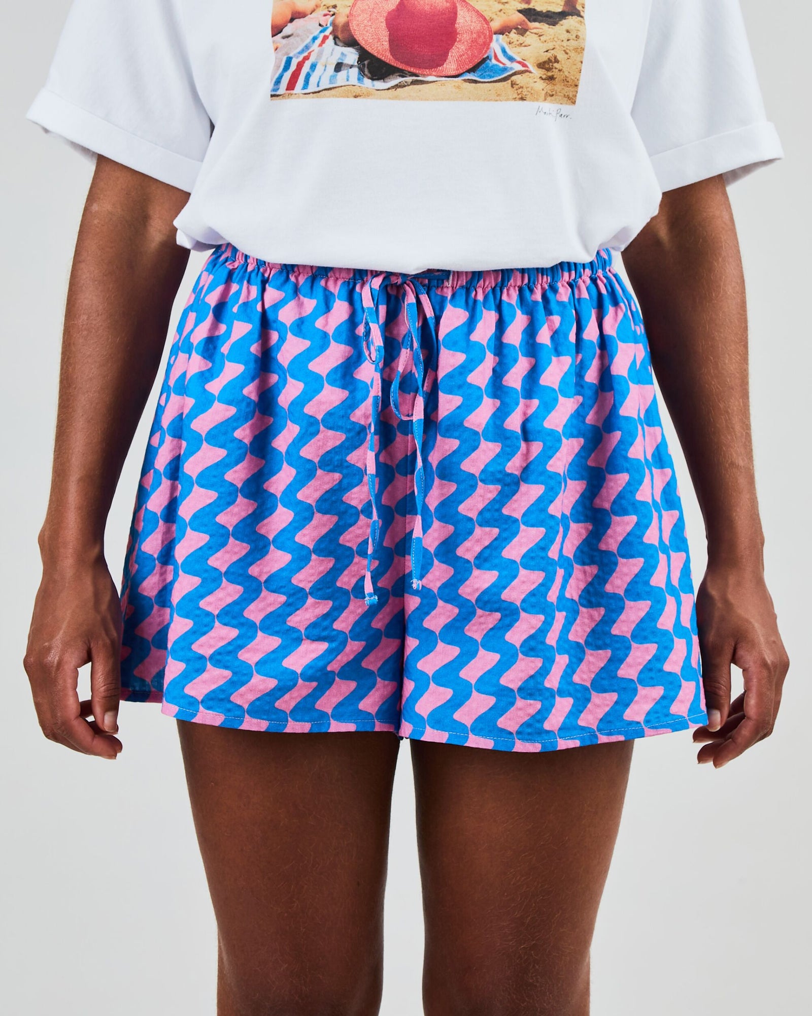 Gum Bali Loose Shorts Blue