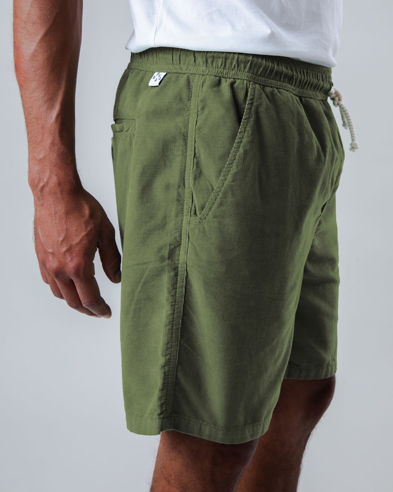 Baby Cord Shorts Stone Green