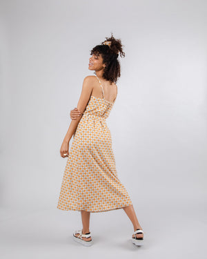 Eclipse Strap Dress Sand