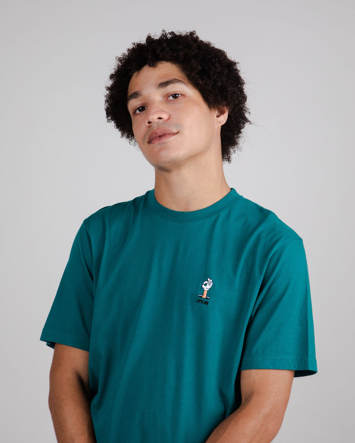 Yeye Weller It's Ok T-Shirt Green