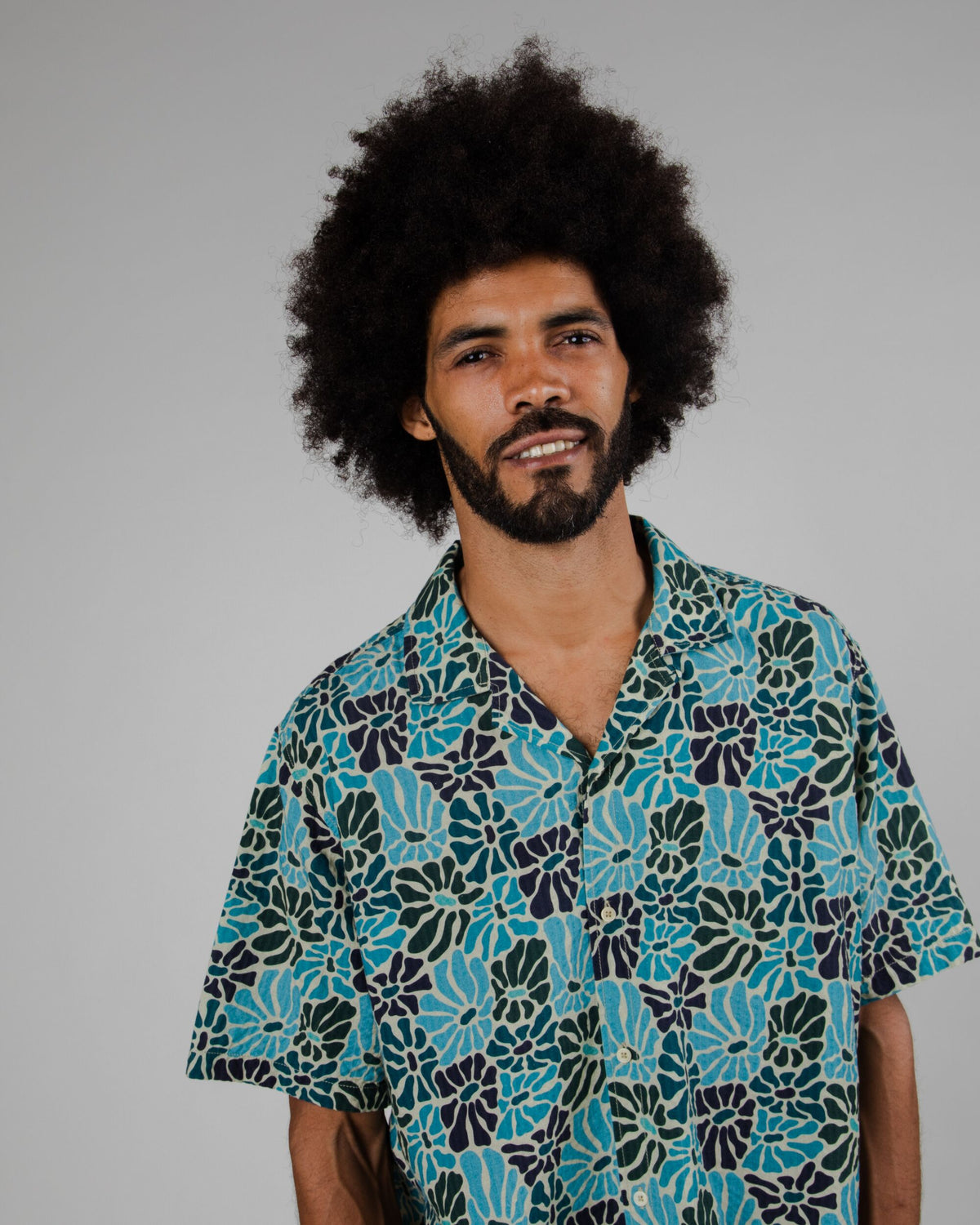 Spring Aloha Shirt Beige